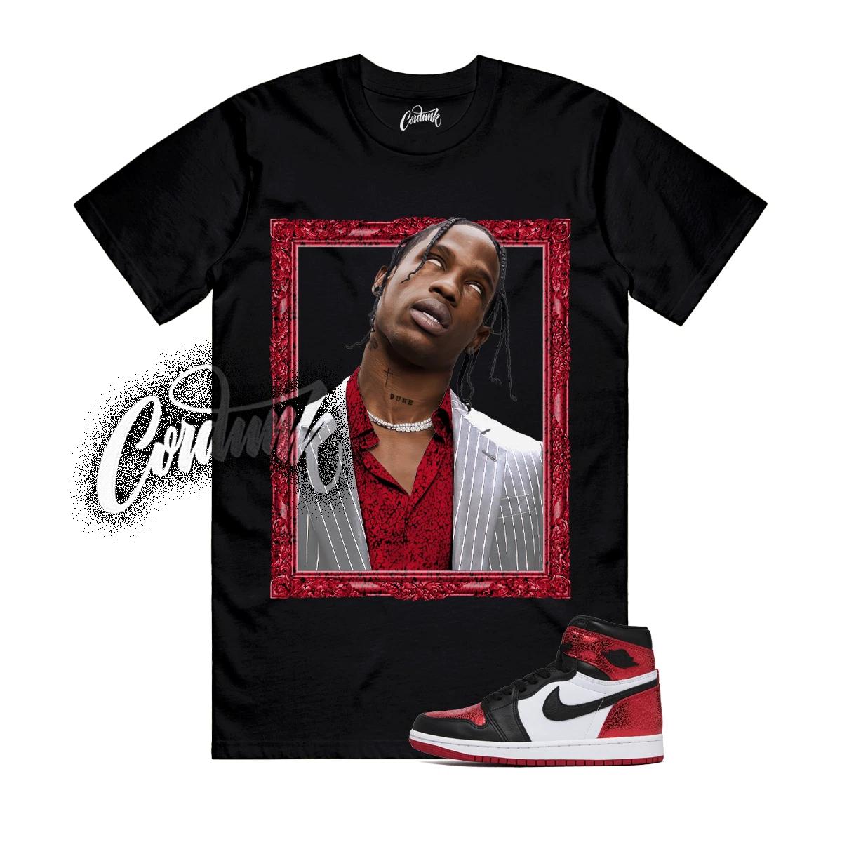 

1 Ruby Varsity Red Black White T Shirt Match TC L