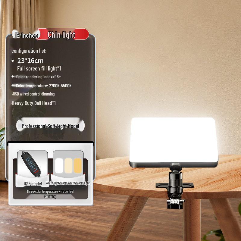 LED Soft Light for Streamers: Perfect for Live Streaming, Indoor Photography, and Studio Shooting