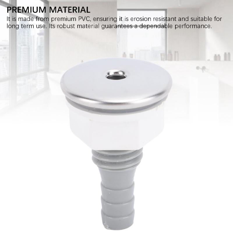 4pcs Bathtub Air Bubble Jet Nozzle PVC SPA Bathtub Straight Bubble Nozzle For Pool Accessory