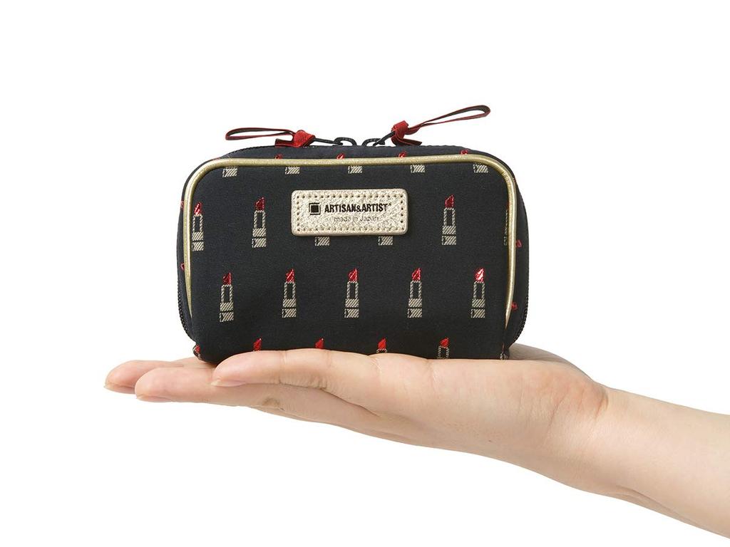 Artisan & Artist Micro Multi-Use Pouch <Valiant Rouge> XOP-LI646 Black