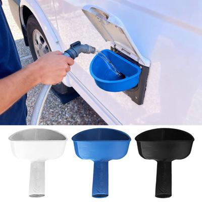 RV Water Inlet Funnel 3.54-in Wide Mouth Bucket Design for Easy Water Filling