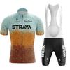 Men Women Cycling Jersey Set Short Sleeve Breathable Quick Dry Bike Riding Apparel Outdoor Sportswear