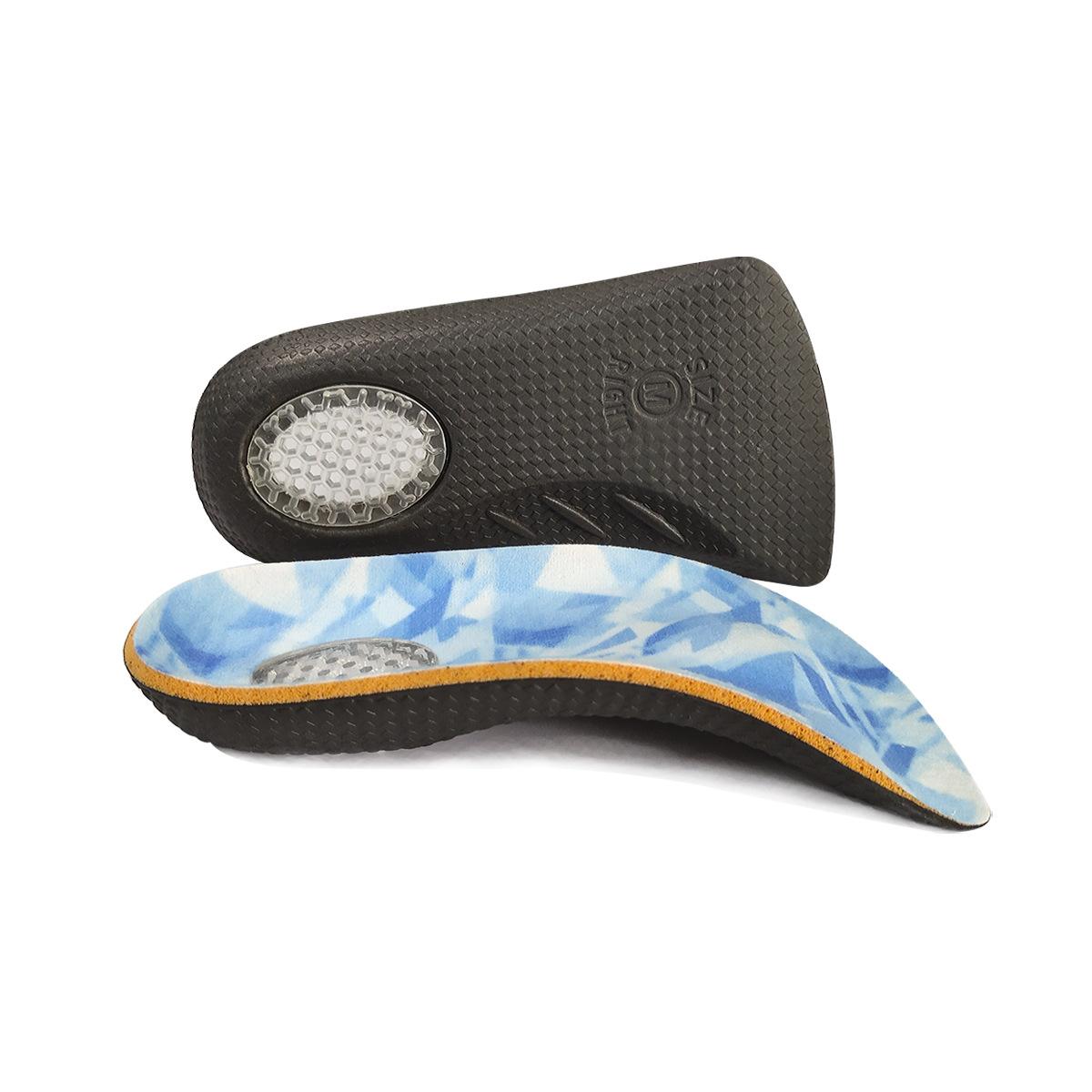 

Коррекция плоскостопия 3/4 Ортопедическая стелька для поддержки свода стопы Мужская/женская обувь Ортопедическая стелька Гелевые подошвы Подошвенный фасциит L разноцветный