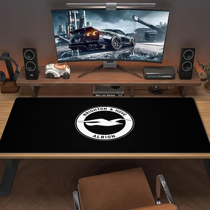 Brighton & Hove Albion Large Size Mouse Pad Large Gaming Table Cushion Non-slip Laptop Tablet Big Mousepad XXL Mat Mini PC Playmat With Lock Edge