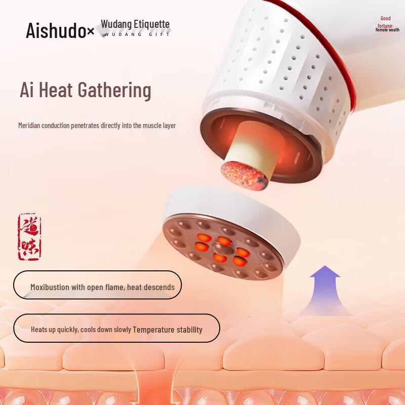 Aixiu Tang S2 Red Bianstone Portable Moxibustion Device