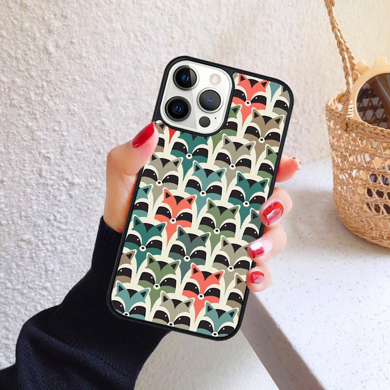 Kawaii Baby Raccoons Racoons Phone Case for iPhone 17 Air 16 Coque 15 14 12 13 PLUS 11 PRO MAX Back Cover Fundas Shell