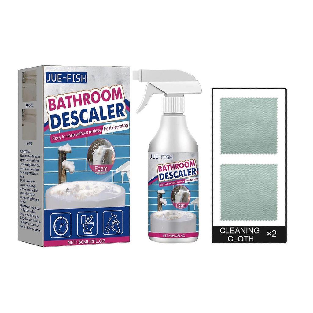 Bathroom Cleaner Toilet Bathroom Tile Glass Cleaner To Remove Dirt and Water Stains Cleaner 60ml Box