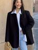 Dámský šedý blejzr: Vysoce kvalitní neformální bunda pro drobné postavy, korejský styl, jaro/podzim 2025