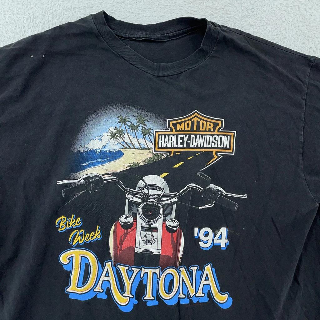 Vintage Harley-Davidson Shirt M/L Daytona Bike Week 1994 Motorcycle Biker 90s