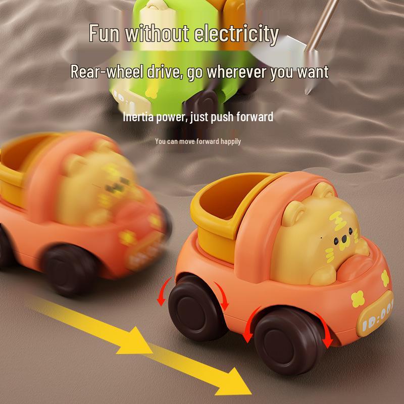 Children's Inertial Claw Machine Engineering Toy Car - Drop-Resistant & Cute for Boys