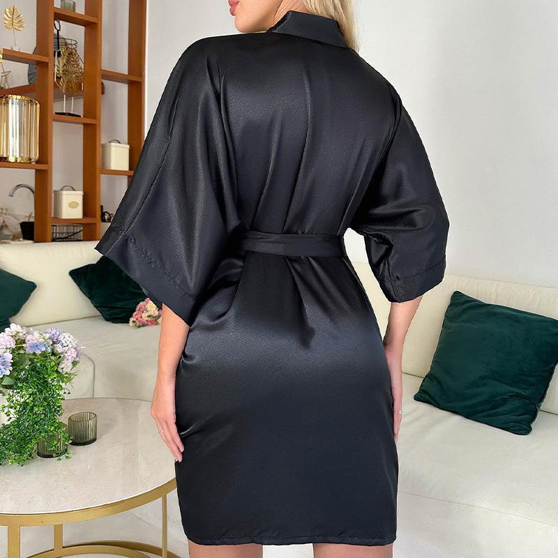 Silk Nightgown: Spring/Summer Sexy Casual Robe