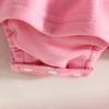 3D Heart Long-Sleeve Dress with Headband for Baby Girls, Ages 0-1, Wool Skirt Hem, with Open Crotch for Autumn/Winter