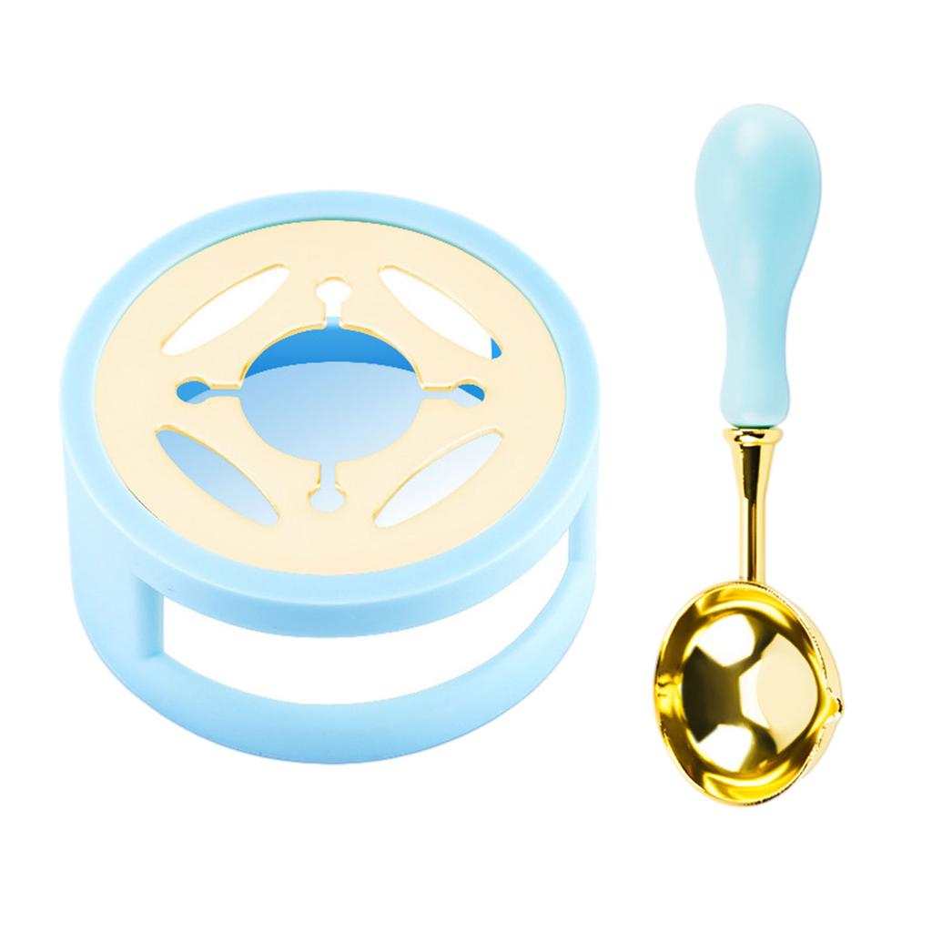 Wax Seal Warmer Melting Kits with Melting Spoon Wax Seal Melting Furnace Tool for Wax Sealing Stamp Making