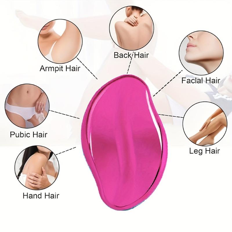 1 PC Crystal Hair Removal Tool for Men and Women - Painless Exfoliating Device, Reusable