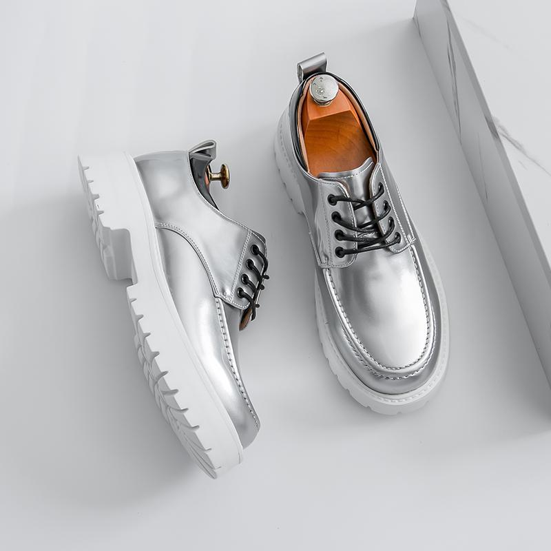 Fashion Street Style Mens Casual Shoes Fashion Male Oxford Shoes Comfortable PU Leather Formal Dress Footwear Leisure Walk Walking Shoes