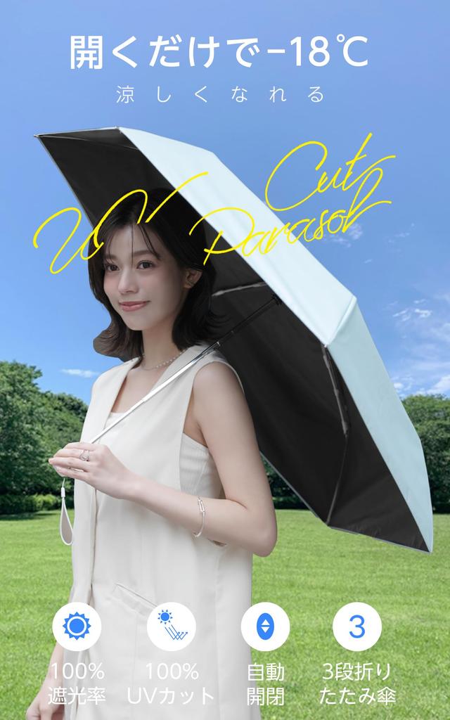 Sun folding UV protection 100 shading and UV protection rate certified by a third party organization x automatic opening and closing for safety x