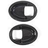 Carbon Fiber ABS Inner Door Bowl Cover Trim For Mitsubishi Eclipse 2006-2011 US