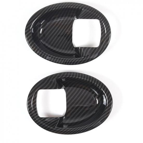 Carbon Fiber ABS Inner Door Bowl Cover Trim For Mitsubishi Eclipse 2006-2011 US