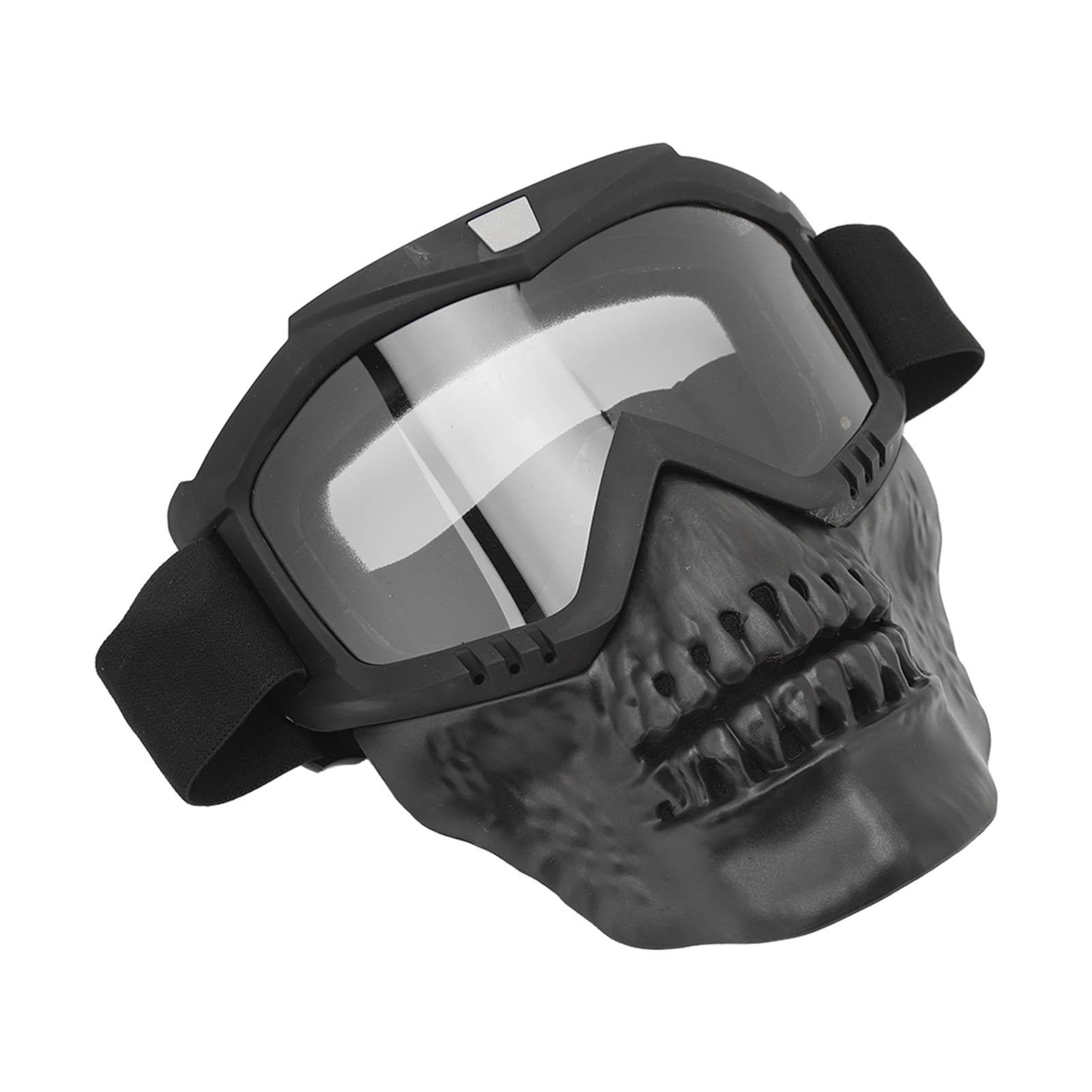 Мотоциклетный шлем Skull, защитные очки для мотокросса, езды по бездорожью, гонок на квадроциклах