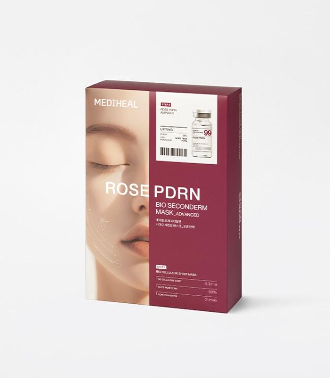 Rosé PDRN Bio Seconderm Mask [Pore Elasticity] 10 Sheets