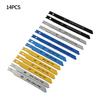 2025ER Top-quality Steel 4 U Alloy Wood Cobalt Decker Fitting Fr High Jigsaw Cutter T-Type 14Pcs For BOSCH Parts