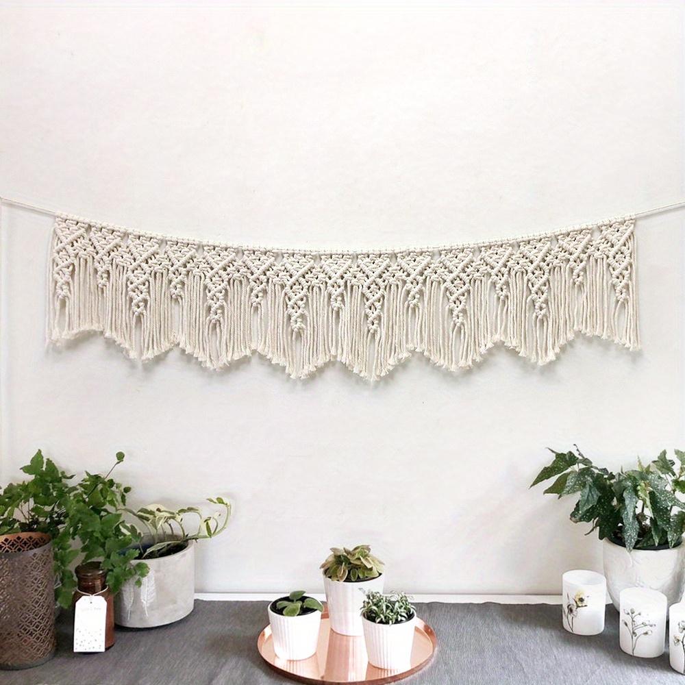 1pc Boho Tapestry With Tassel Wall Hanging Wall Decor Woven Macrame Tapestry Wall Art Decoration For Bedroom Living Room Home Decor