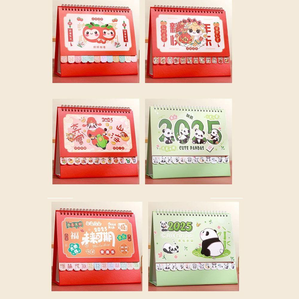 Steh-Flip 2025 Schreibtischkalender Täglicher Monatlicher Tischkalender Student