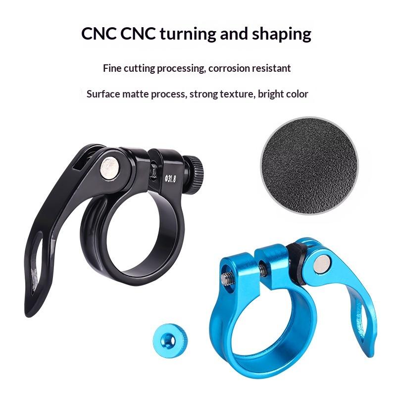 Bike Seat Post Clamp Quick Release Aluminum Alloy Bicycle Seatpost Lock 31.8Mm 34.9Mm Cycling Accessories 1Pc