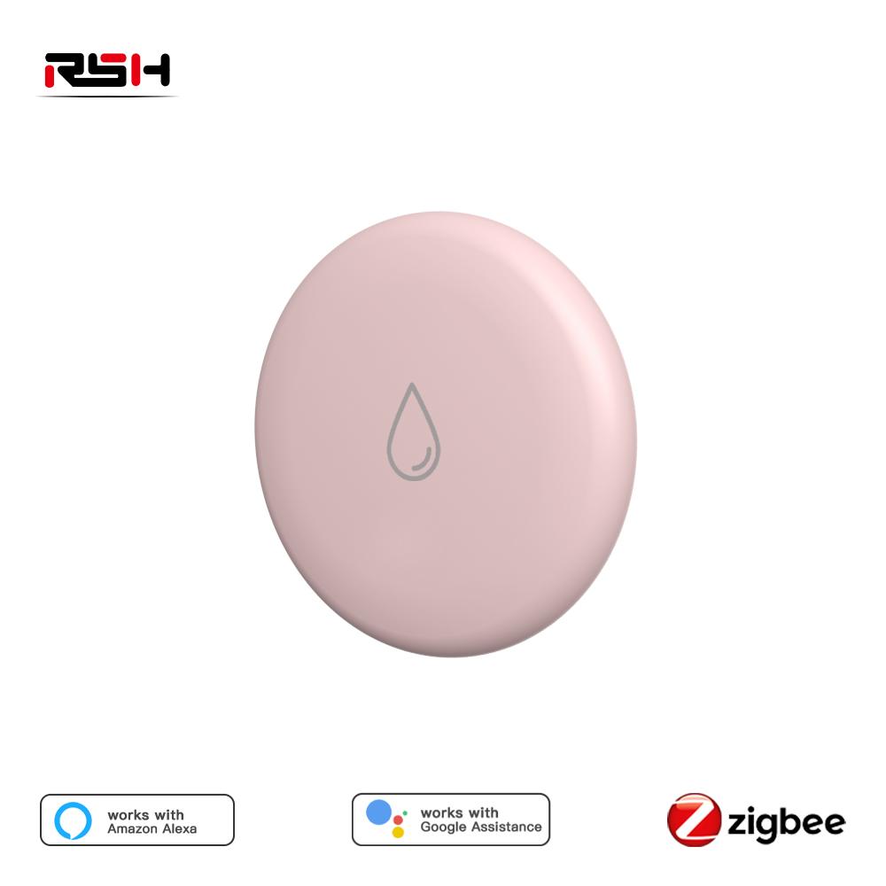 Zigbee Water Leak Detector Professional IP65 Waterproof Protection Tuya Zigbee Smart Flood Leakage Sensor App Remote Metal Probe