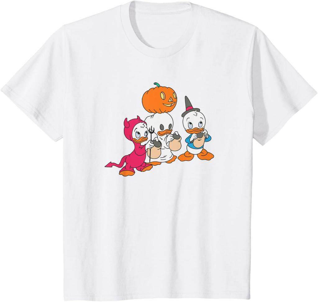 Fashion Casual Disney DuckTales Halloween Trick or Treat Costume Portrait T-Shirt S-4XL Summer