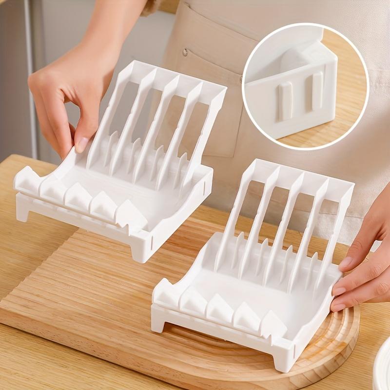 Space Saving Storage Artifact Kitchen Dish Rack Drawer-style Adjustable Separated Drainage Shelf Dual-purpose Bowl and Plate Holder