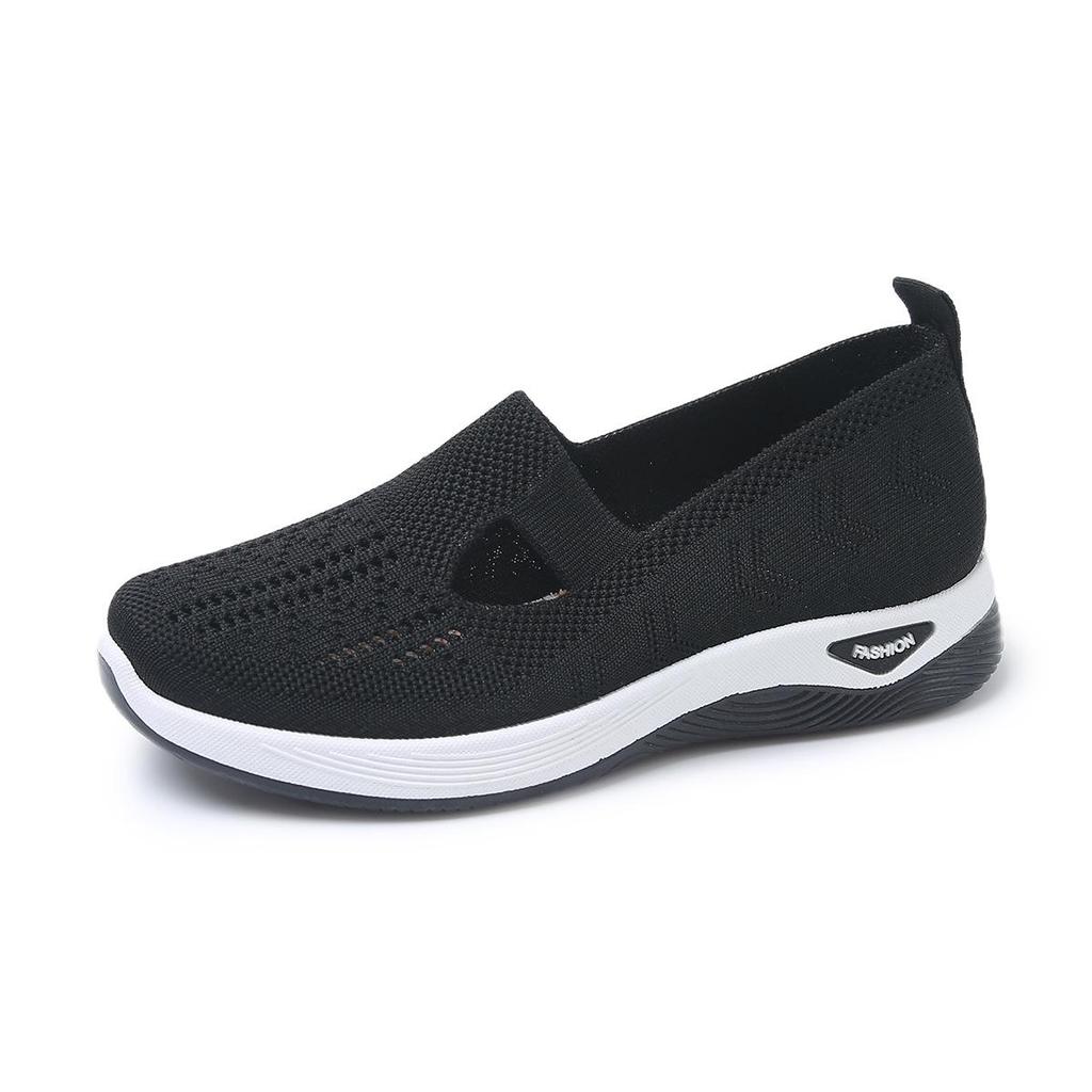 Women's 2025 Autumn Breathable Old Beijing Cloth Shoes for Middle-aged and Elderly - Large Size