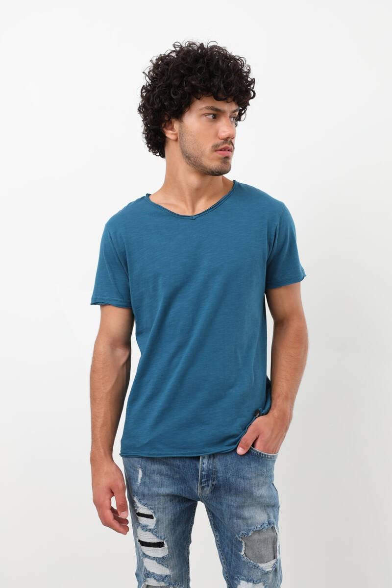 

Мужская футболка с v-образным вырезом Petrol M перидот