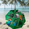Minecraft Print Umbrella Automatic Opening/ Closing - Portable Foldable Design - Daily Use for Travel/Outdoor - Gift for Birthday