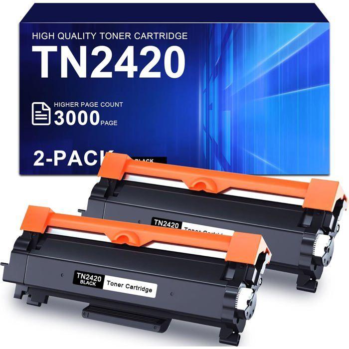 Toner Cartridges - DOOKY THE ORIGINAL - TN2420/TN2410 - Black - High Yield - Pack of 2