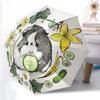 1pc Guinea Pig Automatic Opening/Closing Umbrella with Operation & Windproof Canopy - Folding Design, Holiday Gift Yy260225134