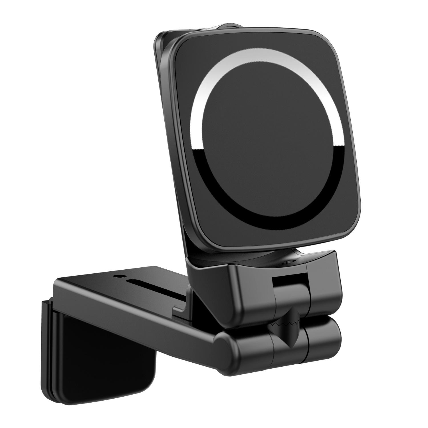 

New desktop lazy bracket Magsafe magnetic high-speed rail aircraft travel bracket 360 degrees rotating and folding чёрный
