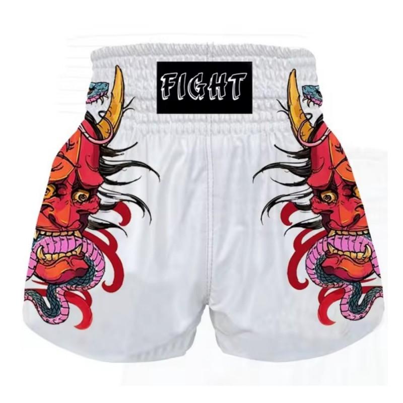 MMA Boxshorts Herren Damen Muay Thai Trainingskampfhosen Stretch Lycra Fitnessstudio Erwachsener Kampfsport
