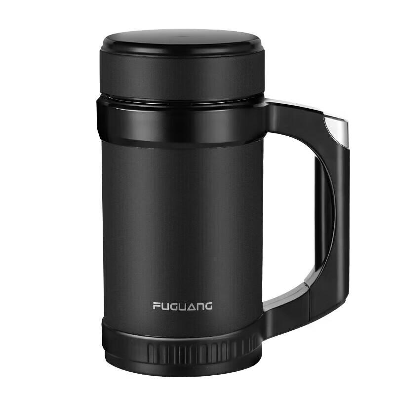 FUGUANG 500ML Business Thermos Mug with Handle and Filter