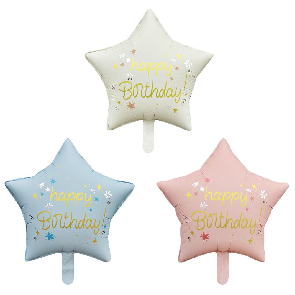 Cartoon Matte Bear Foil Balloon Wedding Baby Shower Birthday Party Activity Decorations Rainbow Cake Candy Helium Balloons