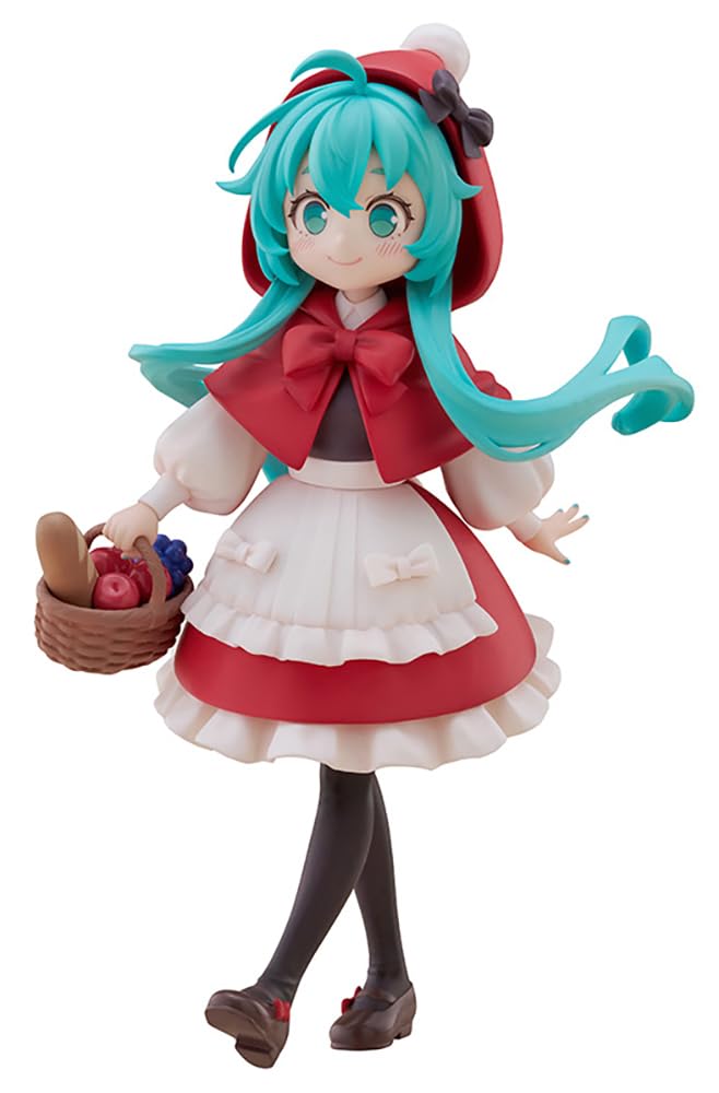 Furyu Desktop Fairy Hatsune Miku Little Red Riding Hood 160mm Finished Ver. Approx. Tall, Non-scale, Plastic, Painted, Figure. AMU-TNL0145