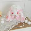 Lolita Plush Bunny Bag With Bow For Daily Use And Collectors Style