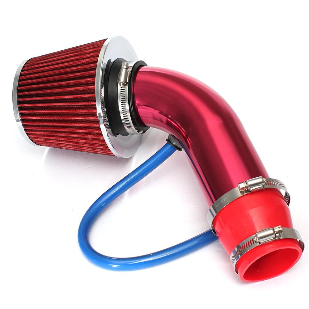 Universal 76MM Aluminum Intake Pipe & Air Filter Kit - Mushroom Head Design