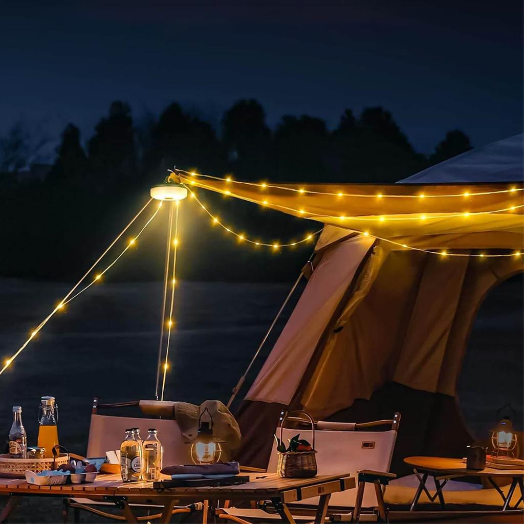 Starry Sky Camping Light -10 Meter Long Outdoor Light String, Tape Measure Light, Decorative Light, Camping Light