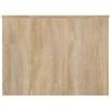 Coffee Table Sonoma Oak 80x55.5x41.5 Cm Engineered Wood\