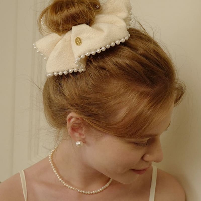 

цветочная резинка-скранч black