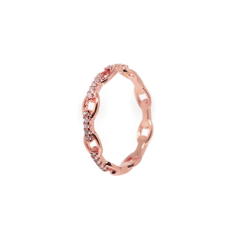 Shertz Twinkle Cubic Chain Ring (14k)