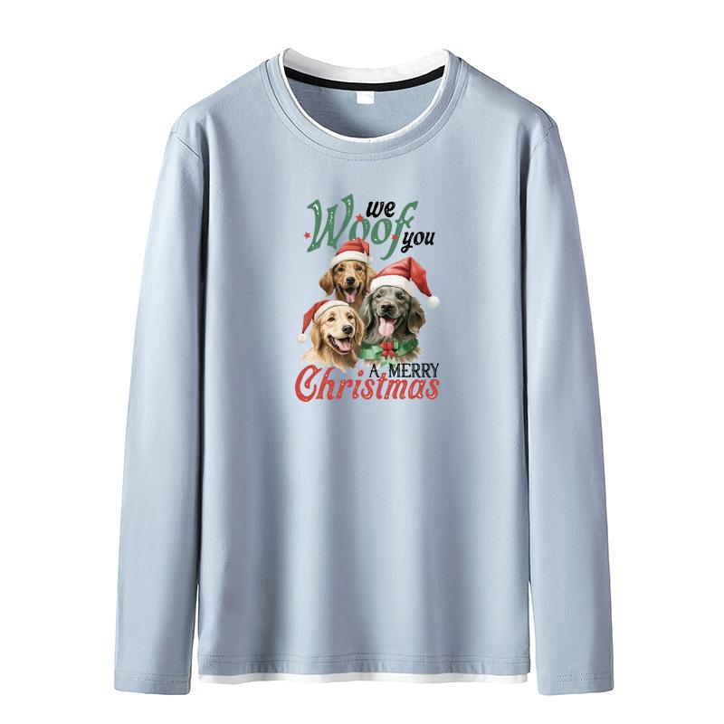 Iron On Patch Merry Christmas From Animals A-Level Washable Diy Vinyl Hoodies Tops Thermal Press Thermal Sticker On Clothes