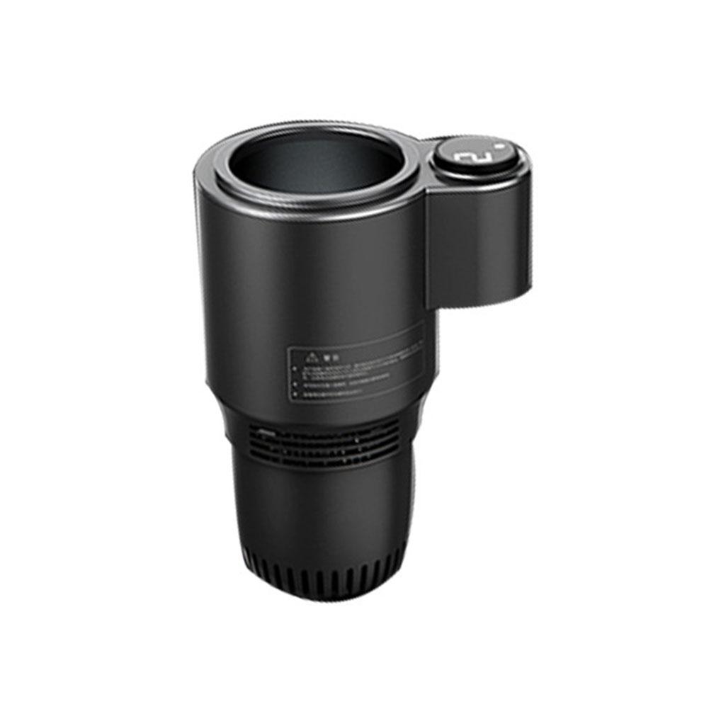 

Intelligent Car Hot/Cold Cup,Digital Drink Cooler/Heater For Automobile Usb Portable Dual Use Fast Cooling Heating Cup чорний