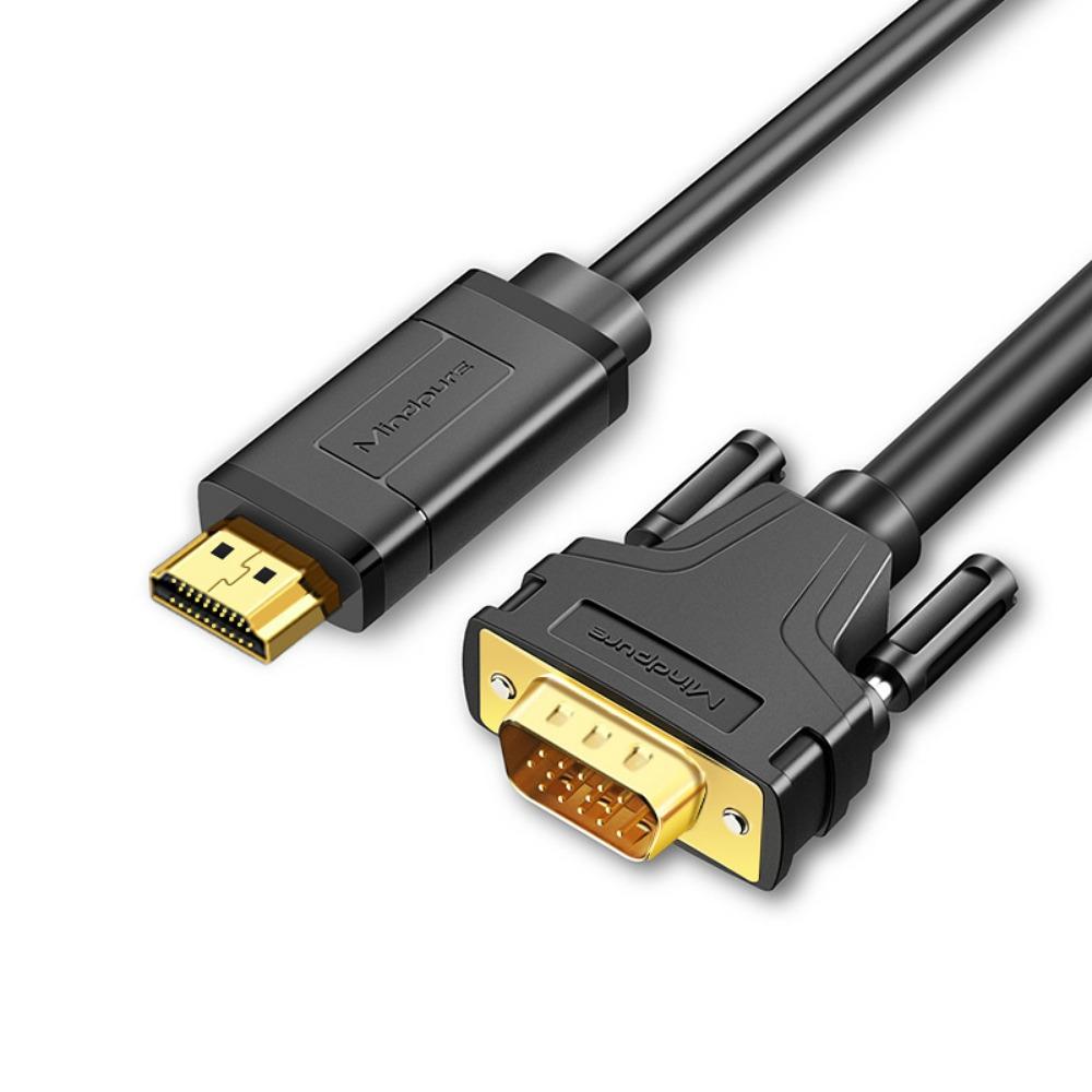 Hdmi To Vga Cable with Audio Support for Pc Laptop Monitor Tv Box Converter Adapter Hdmi To Vga